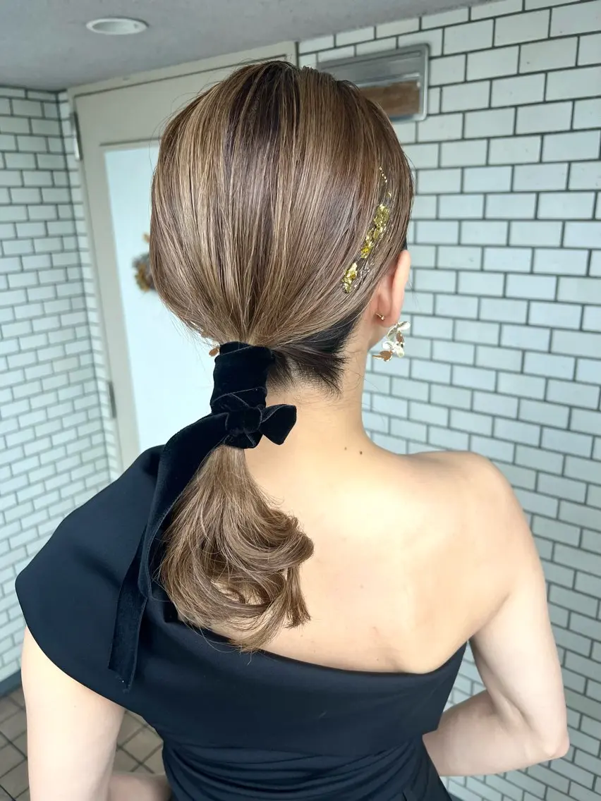 ヘアアレンジ ヘアセット 大人可愛いヘアメイク 💋🧚♀️しずかのヘアスタイル