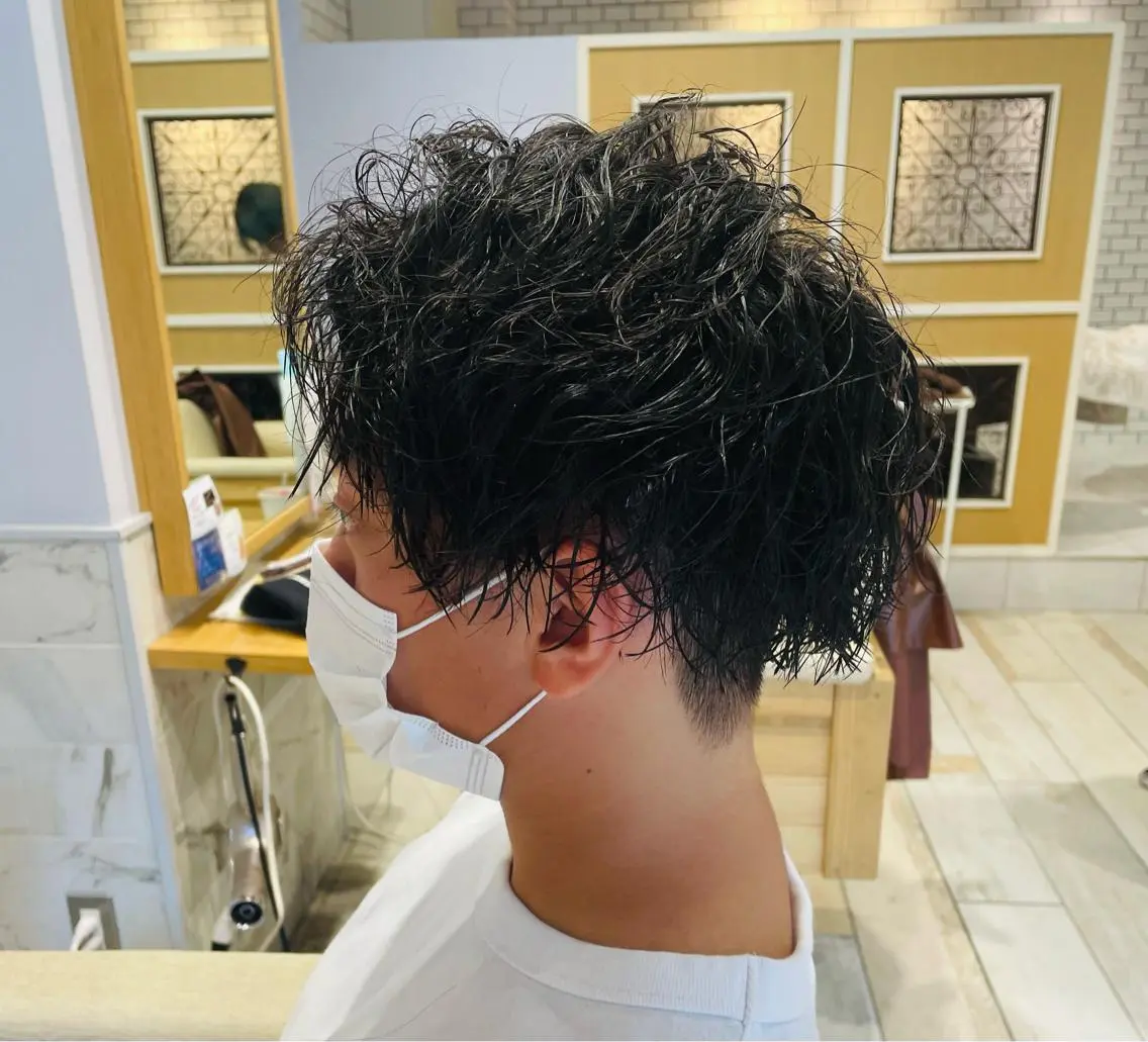 パーマ メンズ カット パーマ すげさやか ✨メンズカットパーマのヘアスタイル
