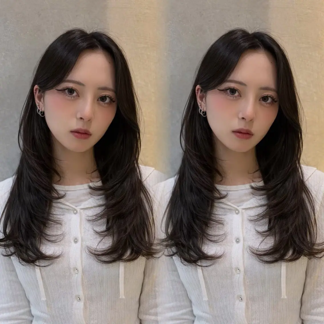 ロング カット 縮毛矯正 トリートメント 🦋高屋敷陸🦋 レイヤー/ハイトーンのヘアスタイル