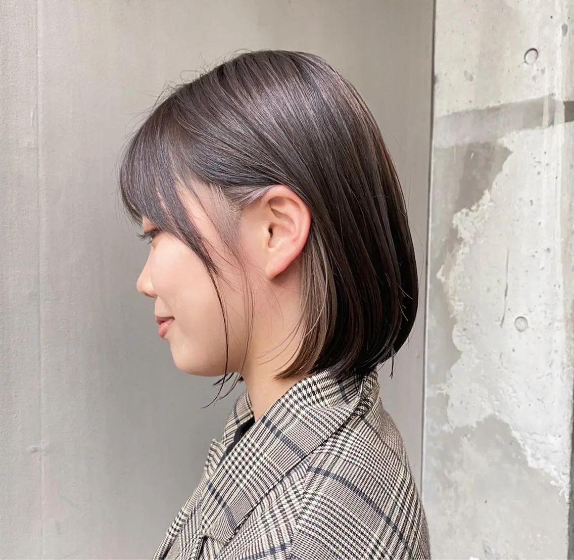 ショート カラー ネイル マツエク・マツパ イヤリングカラー 中山 天地のヘアスタイル