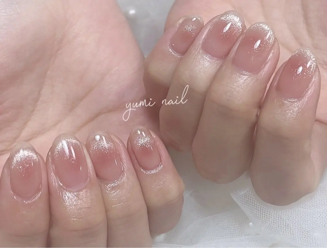 ネイル ハンドネイル 𝐲𝐮𝐦𝐢🎀 長さ出しデザイン専門のネイルデザイン