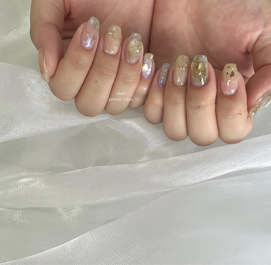 ネイル ハンドネイル ハンドケア nail salon una.のネイルデザイン
