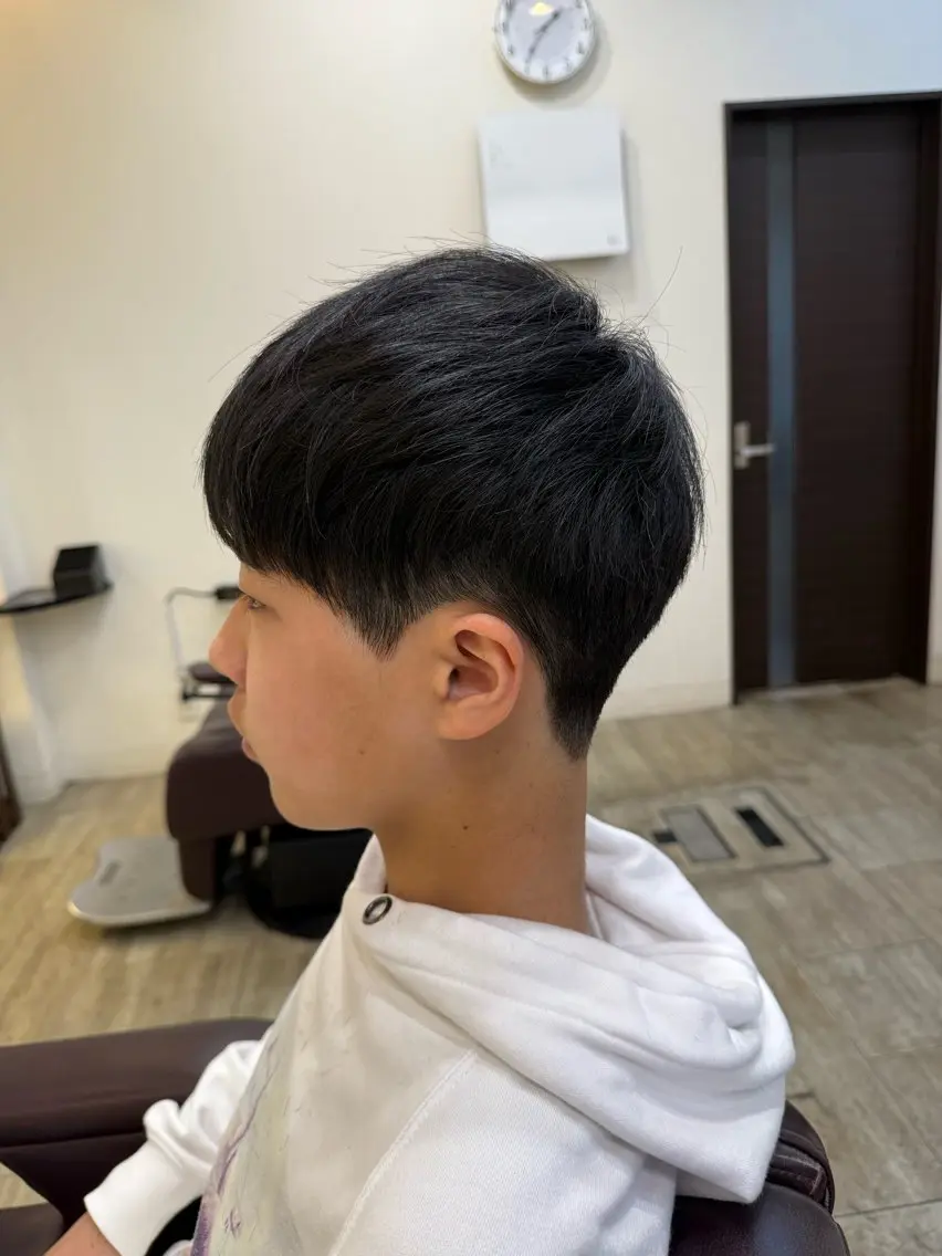 ショート メンズ 永井 天斗のヘアスタイル