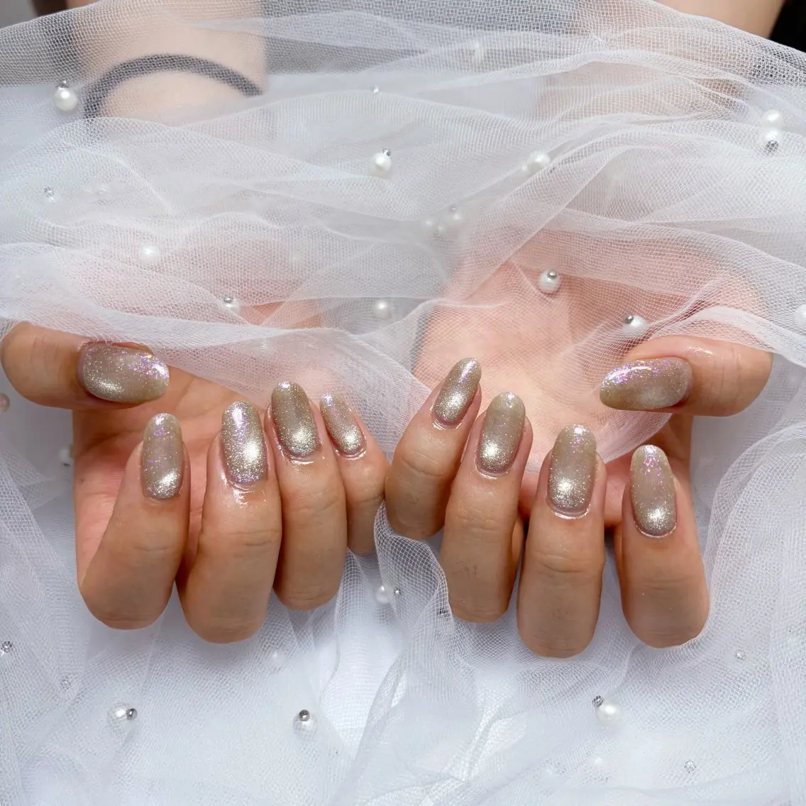 ネイル マグネットネイル マグネットワンカラー ワンカラーネイル ハンドネイル nailsalon kohakuのネイルデザイン