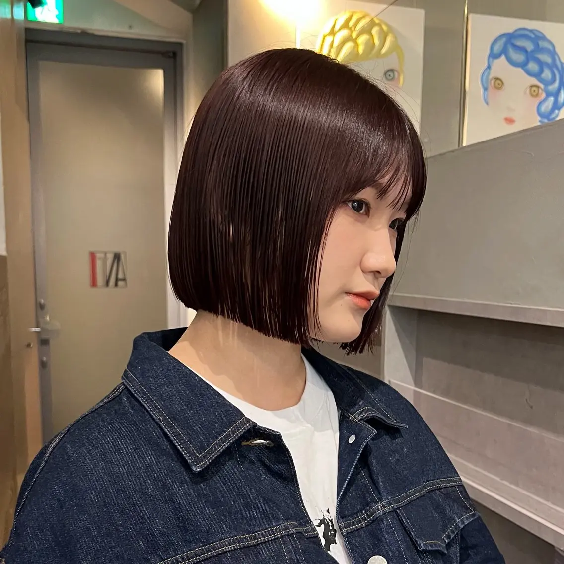 超高濃度ケラチン髪質改善カラーの写真