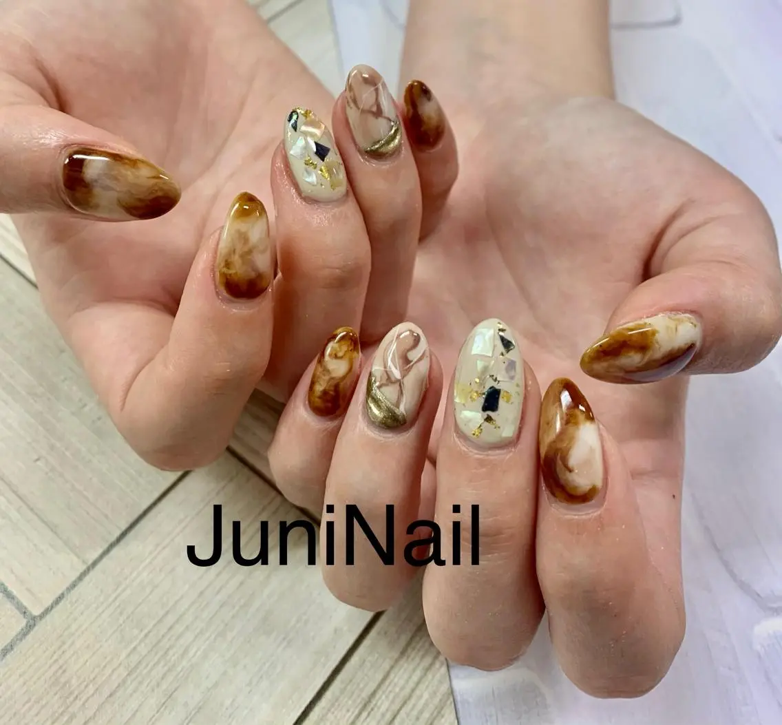 ネイル ハンドネイル JuniNail 주니네일🇰🇷suのネイルデザイン
