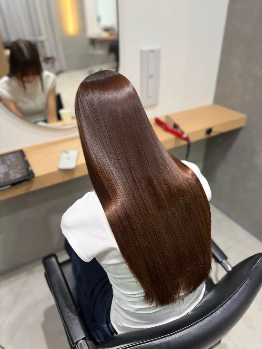 ロング 縮毛矯正 トリートメント 福岡美髪矯正 /Rinonのヘアスタイル