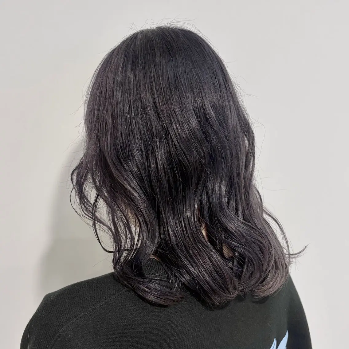 ミディアム カラー ヘアアレンジ ヘアカラー 💙CIEL／AO I💙のヘアスタイル