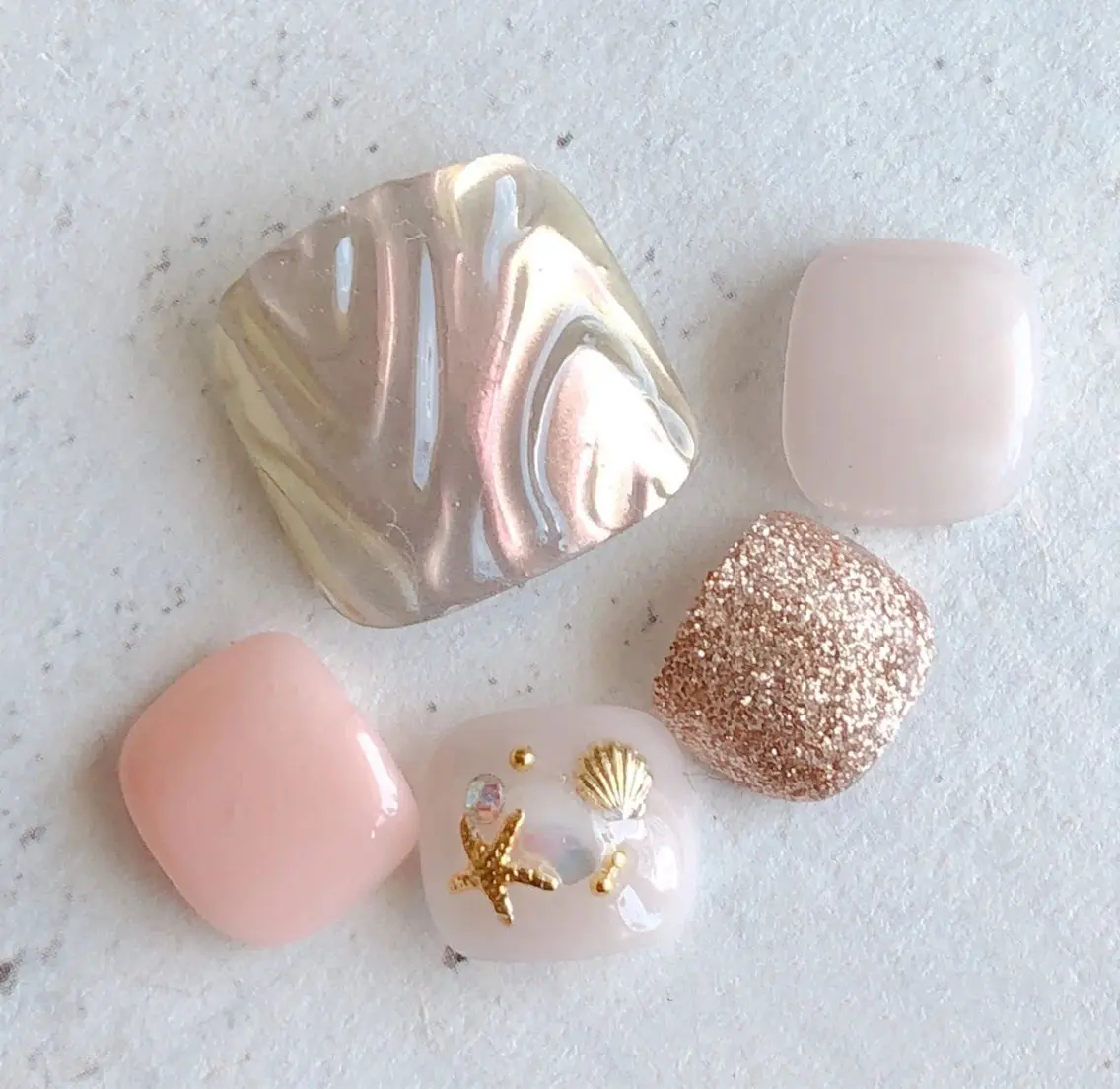 ネイル フットネイル OCEAN nail パラジェル　取扱い店のネイルデザイン
