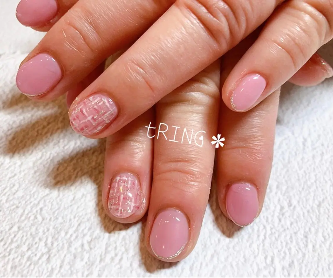 ネイル ハンドネイル tRING＊ しいの木台のネイルデザイン