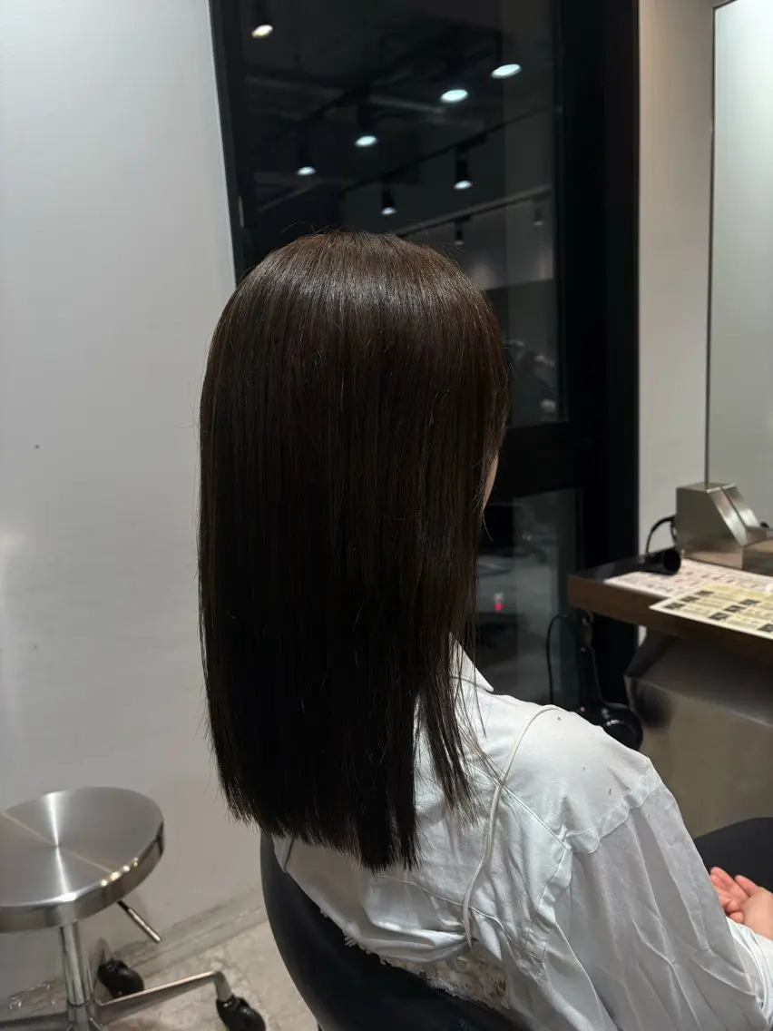 ミディアム 槇野 皓介のヘアスタイル