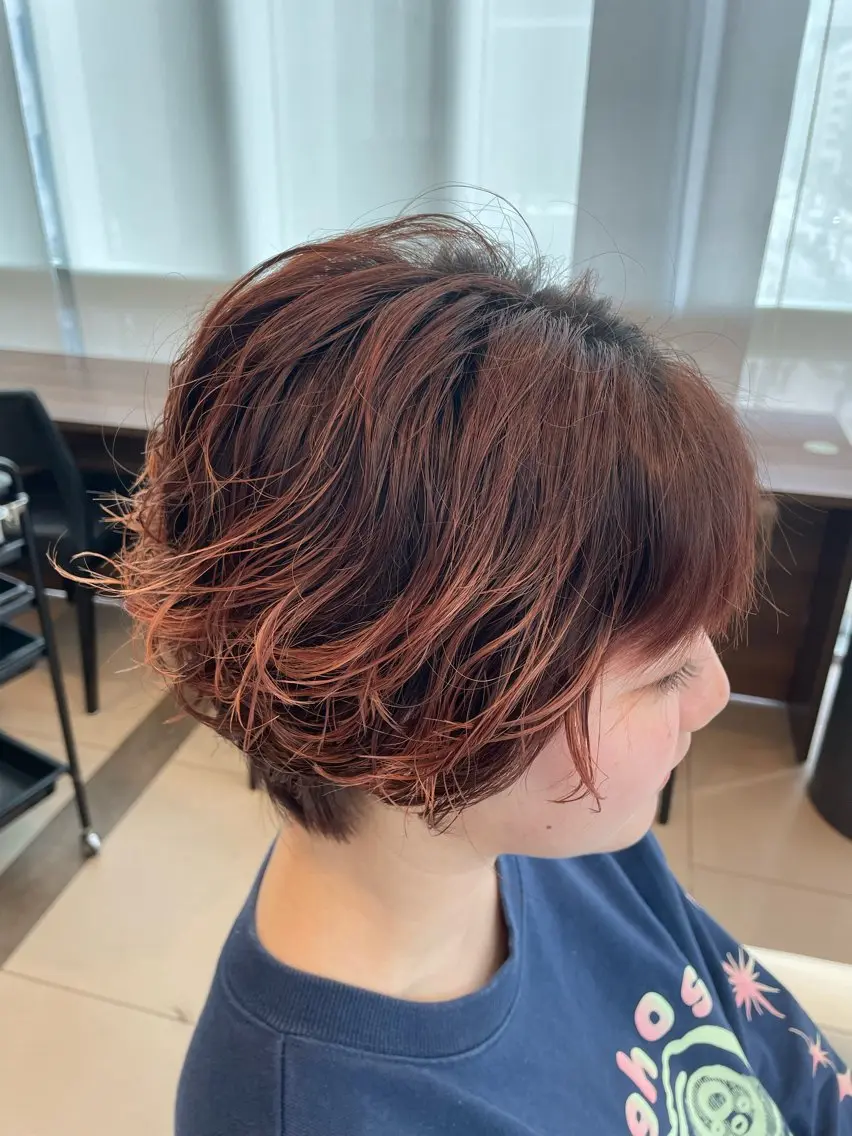 ショート パーマ モデルさん募集中！◎ 一條汐梨のヘアスタイル