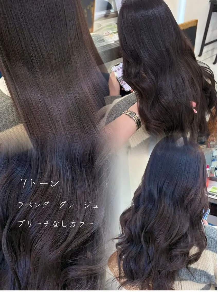 カラー カット ヘアカラー トリートメント ヘアセット ♡レイヤーボブ パーマ/うらら♡のヘアスタイル