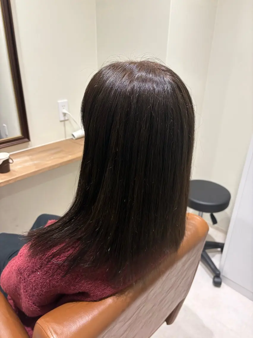 セミロング カラー アッシュ ヘアカラー GUEST ヒロキのヘアスタイル