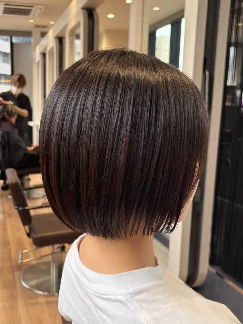 ショート ボブ カット ヘアカラー 杉原 魁/ショート /透明感カラーのヘアスタイル