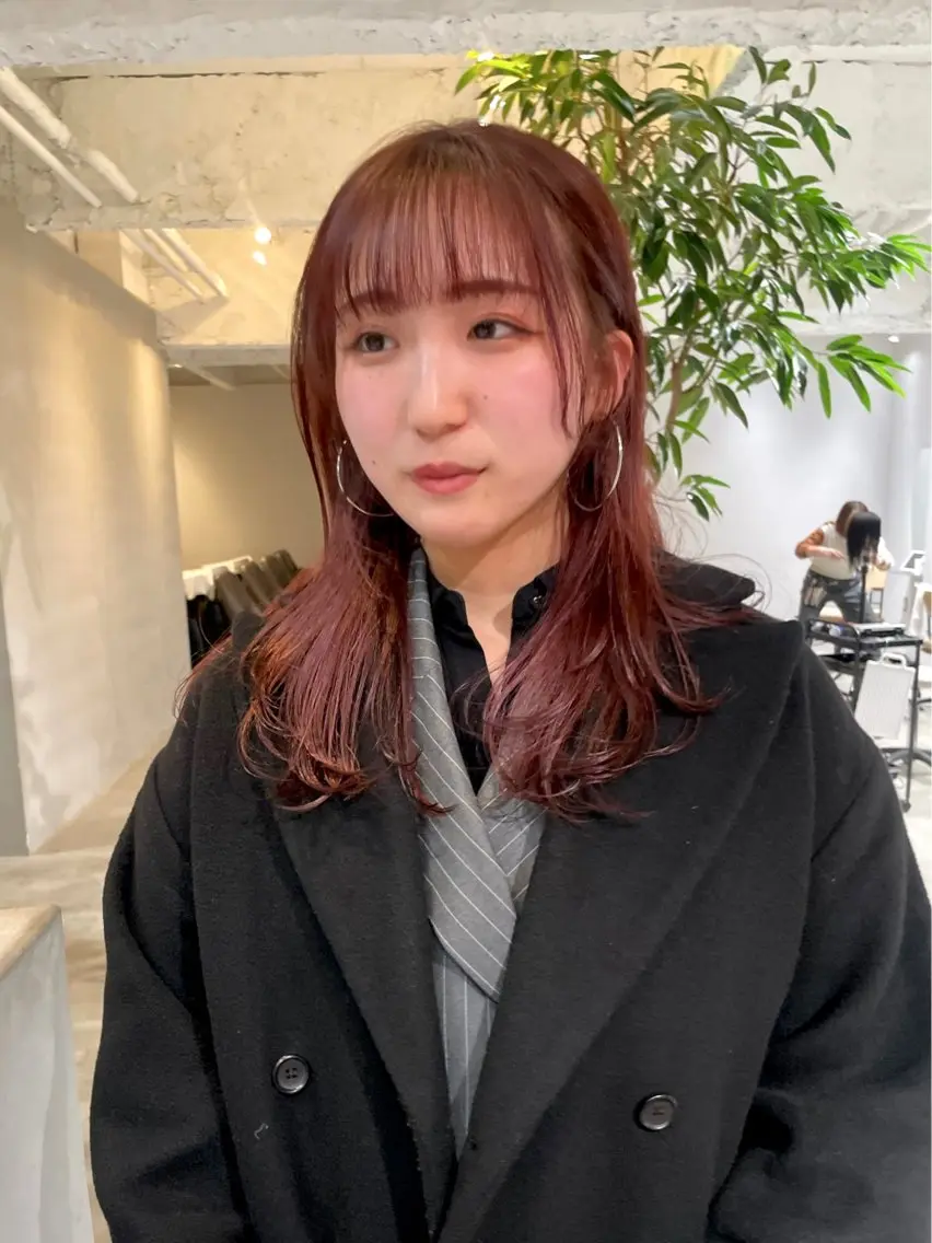 ロング 中村 玲音のヘアスタイル