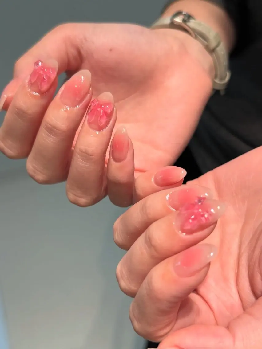 ネイル シンプルネイル ハンドネイル Lumi de nailsのネイルデザイン