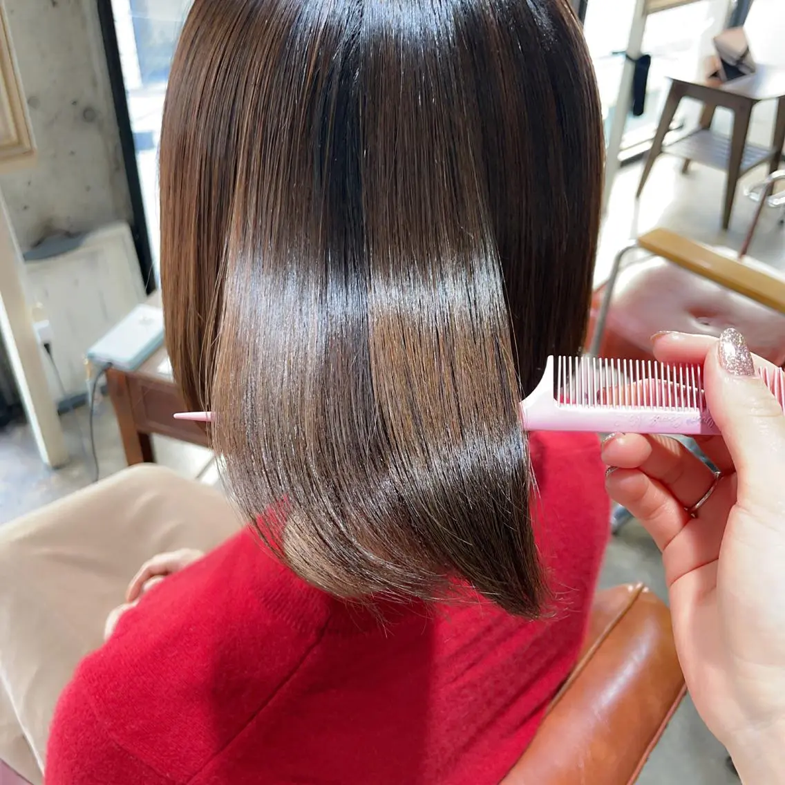 ミディアム カラー トリートメント 🕊miki モテ髪🫧のヘアスタイル