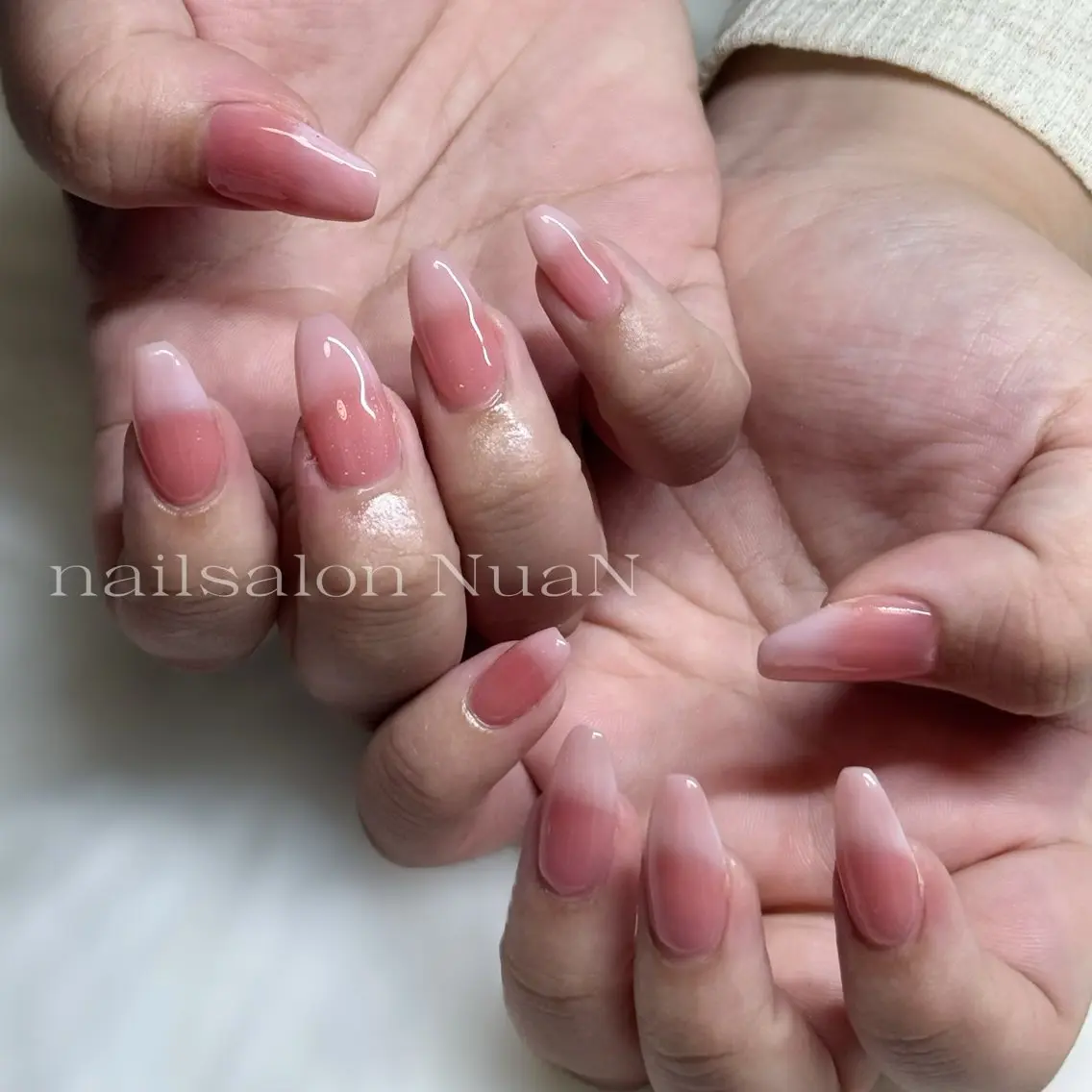 ネイル ハンドネイル NuaN ミニモ停止中のネイルデザイン