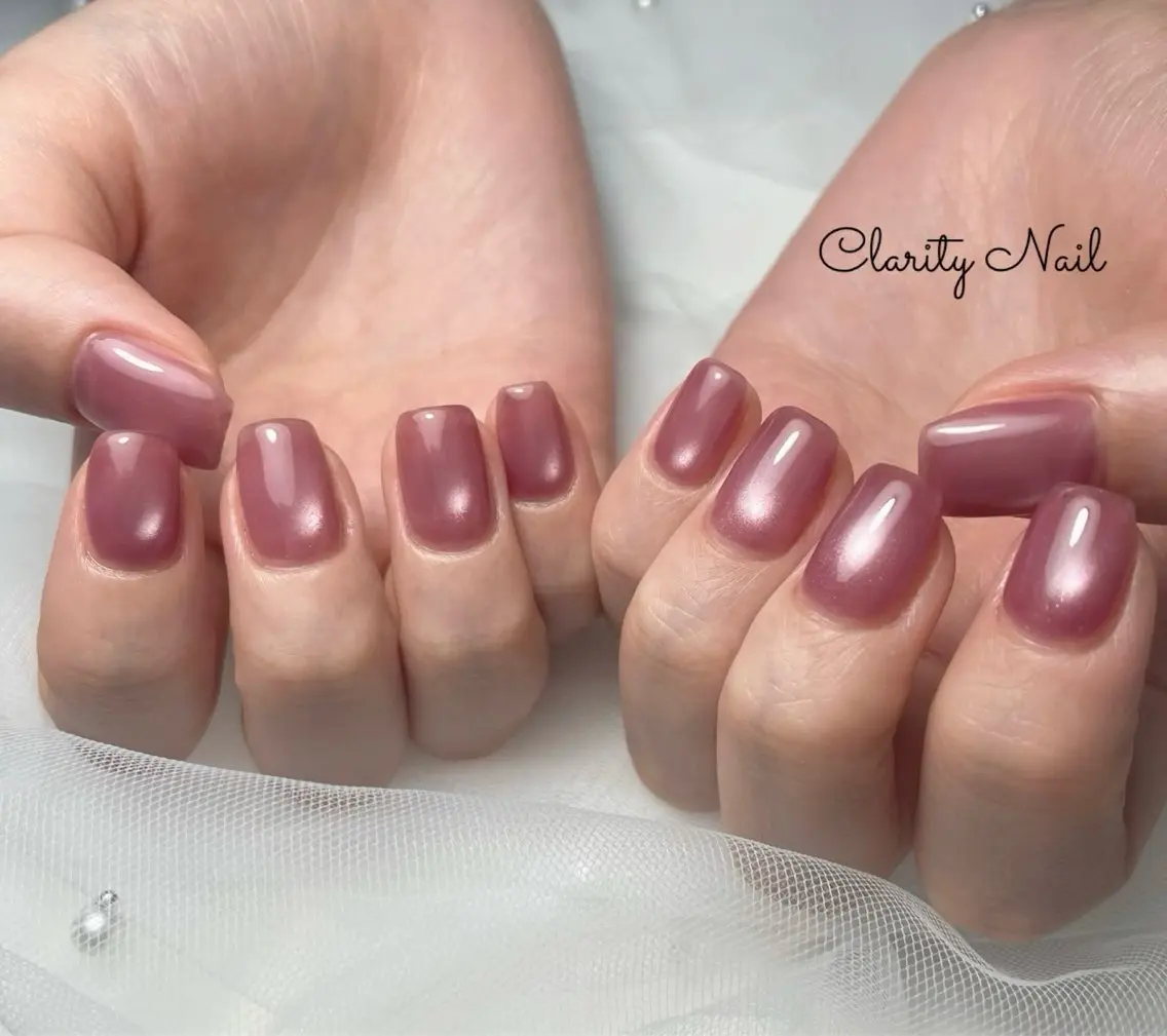 ネイル ワンカラーネイル ハンドネイル Clarity Nailのネイルデザイン
