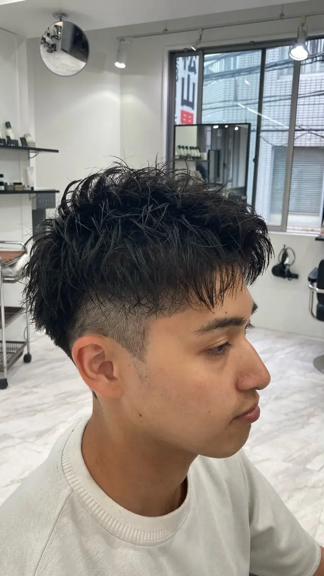 ショート メンズ ビジネス ショートヘア カット 🔥メンズ特化🔥 坂下遥翔のヘアスタイル