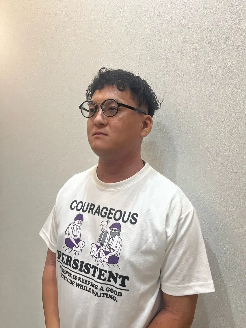 ショート くせ毛 高田 悠月のヘアスタイル