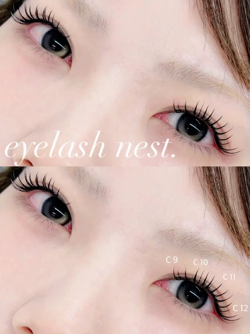 マツエク・マツパ フラットラッシュ 🤍nest. エリ🤍のマツエク・マツパデザイン
