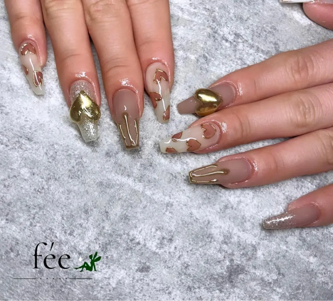 ネイル フットネイル ジェルネイル 韓国ネイル マグネットネイル ミラーネイル ハンドネイル nail salon fee（フィー）のネイルデザイン