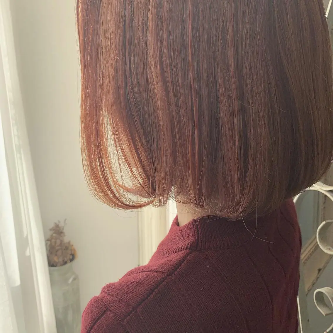 ミディアム カラー fio マナミのヘアスタイル