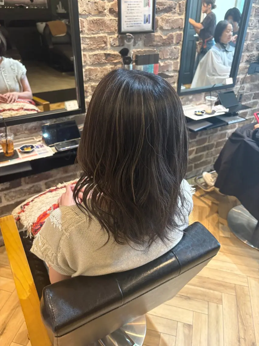 カラー ハイライトカラー ヘアカラー 小林 広汰のヘアスタイル