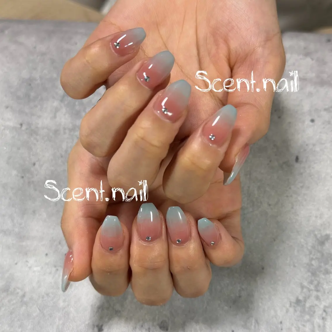 ネイル グラデーション ハンドネイル Scent.nail セントネイルのネイルデザイン