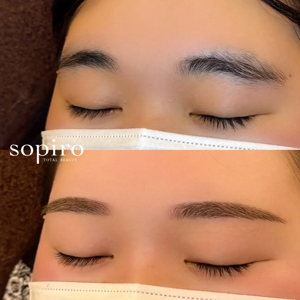 アイブロウ ワックス脱毛 眉カット sopiro_ yuuのマツエク・マツパデザイン