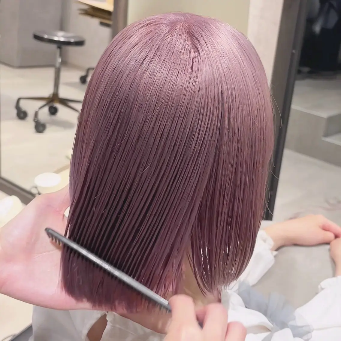 💐ダメージレスケアブリーチダブルカラー💐【ブリーチカラー/ミルクティーベージュ/ヘーゼルベージュ/グレージュ】の写真