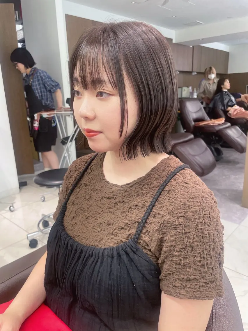 ✨ミニモ学割U24✨イメチェン企画ロング料金なし🎀カット+カラーの写真