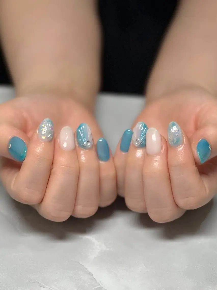 ネイル 持ち込み nyasu nailのネイルデザイン