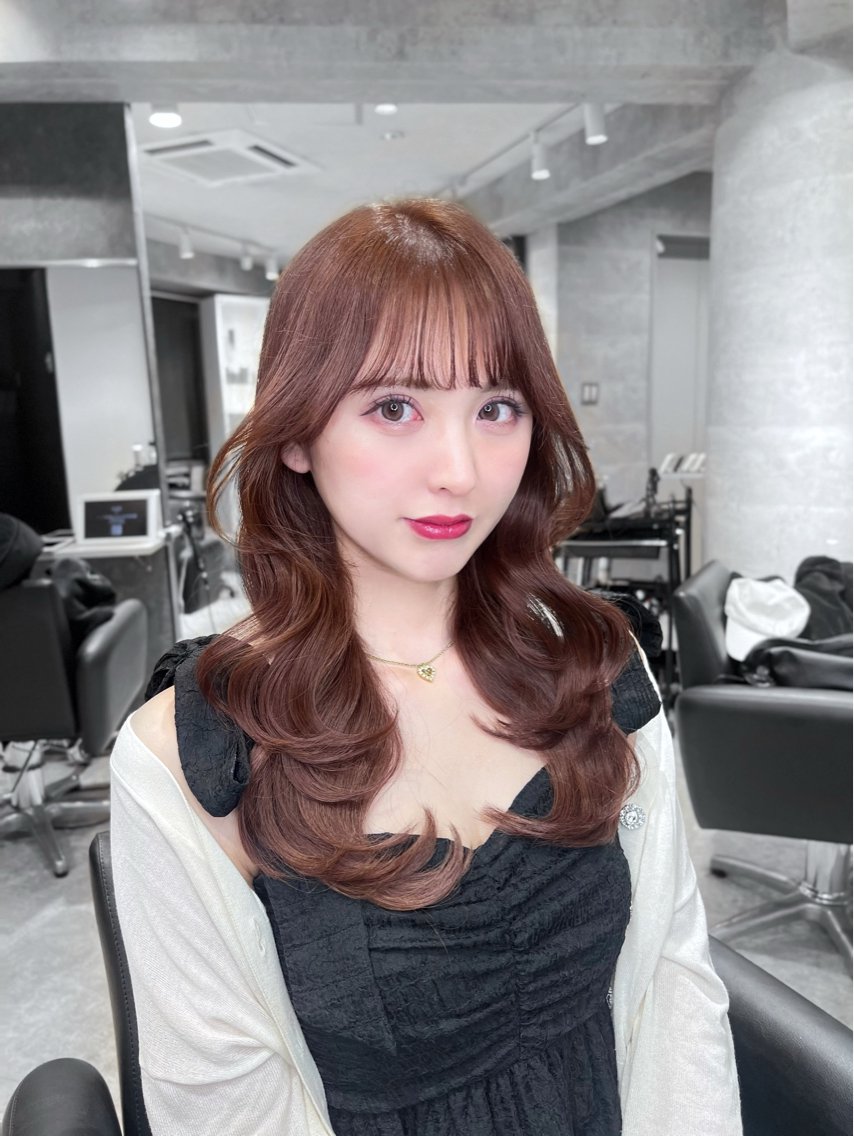 ロング ヘアアレンジ 韓国風ヘア レイヤーカット トリートメント 🏅韓国ヘア/新宿/ レイヤー/KSukeのヘアスタイル