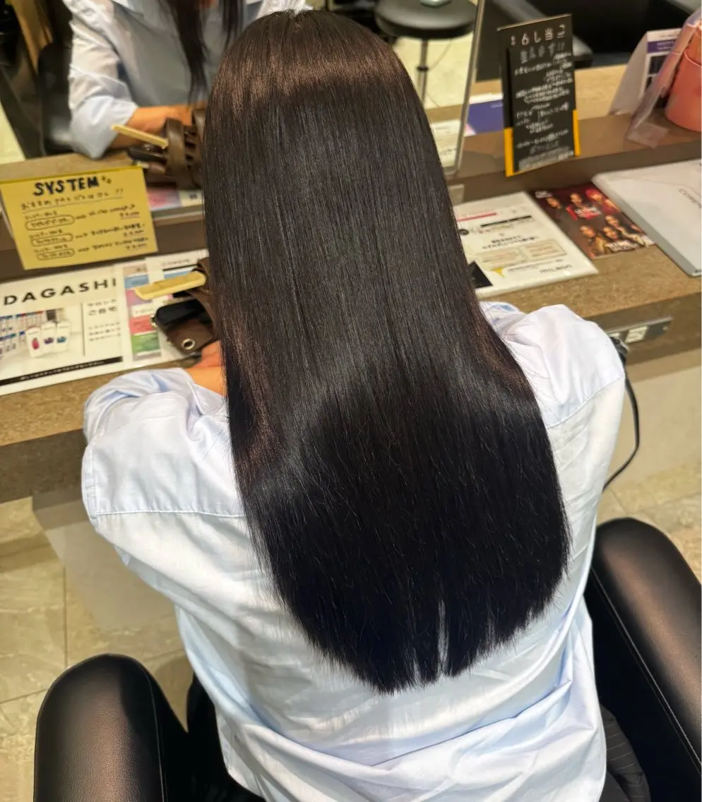 🍎 ワンカラー(白髪染め🙆🏻♀️︎)+Tr ✨の写真