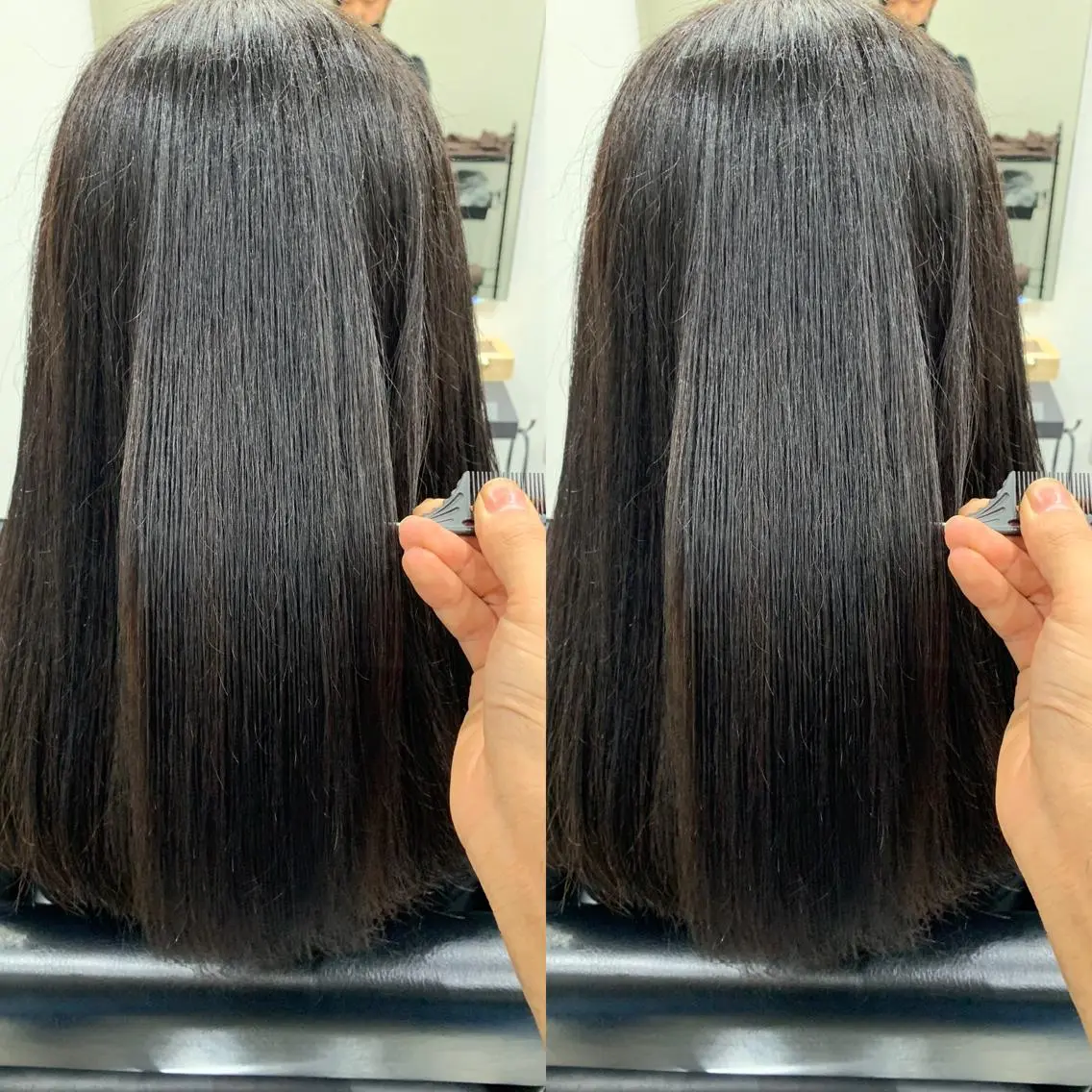 ロング 髪質改善 髪質改善カラーのヘアスタイル