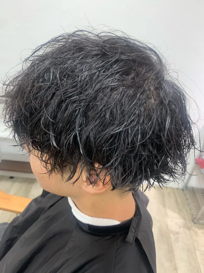【メンズ限定】デザイン・ニュアンスパーマ+カット+艶トリートメントの写真