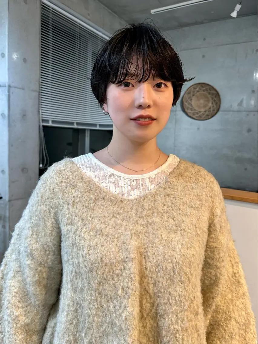 ショート パーマ パーマ / ボブ /ショート 谷口 陸のヘアスタイル