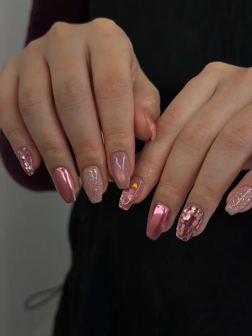ネイル フラッシュネイル ジェルネイル マグネットネイル ミラーネイル ニュアンスネイル ハンドネイル ハンドケア Bana_ Nailのネイルデザイン