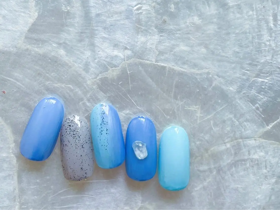 ネイル フットネイル ジェルネイル メンズネイル ワンカラーネイル パラジェル kiki nail たまプラーザのネイルデザイン