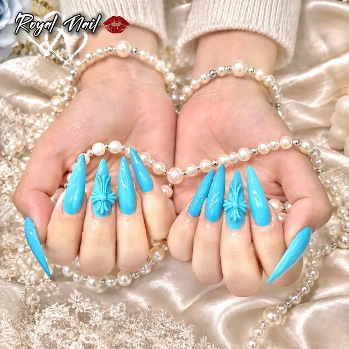 ネイル 韓国ネイル マグネットネイル 持ち込み ハンドネイル Royal Nail_RINAのネイルデザイン