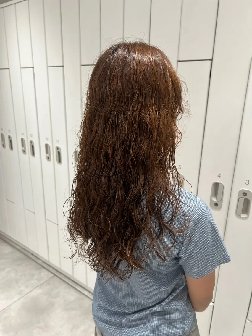 ロング カット パーマ Unami _koharuのヘアスタイル