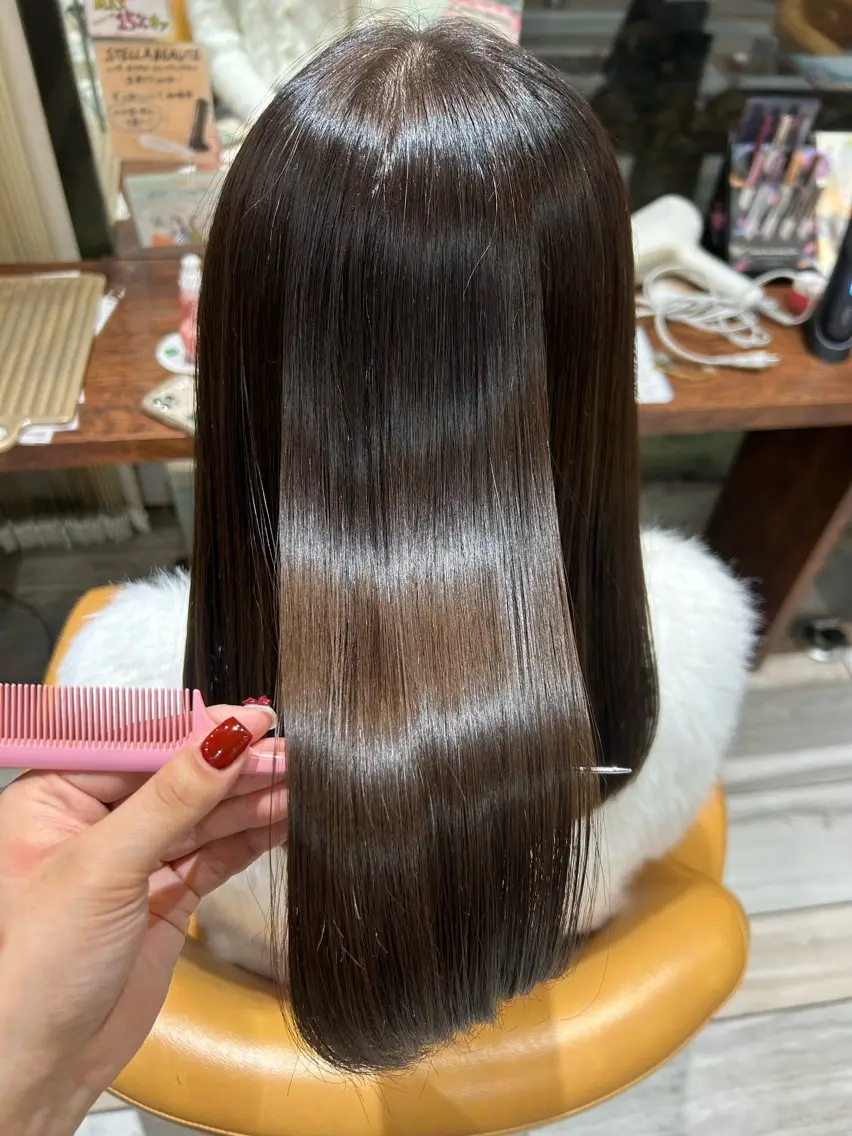 ❣️TJ天気予報初めての方限定❣️カット+超高濃度水素カラー+艶髪シルクトリートメントの写真