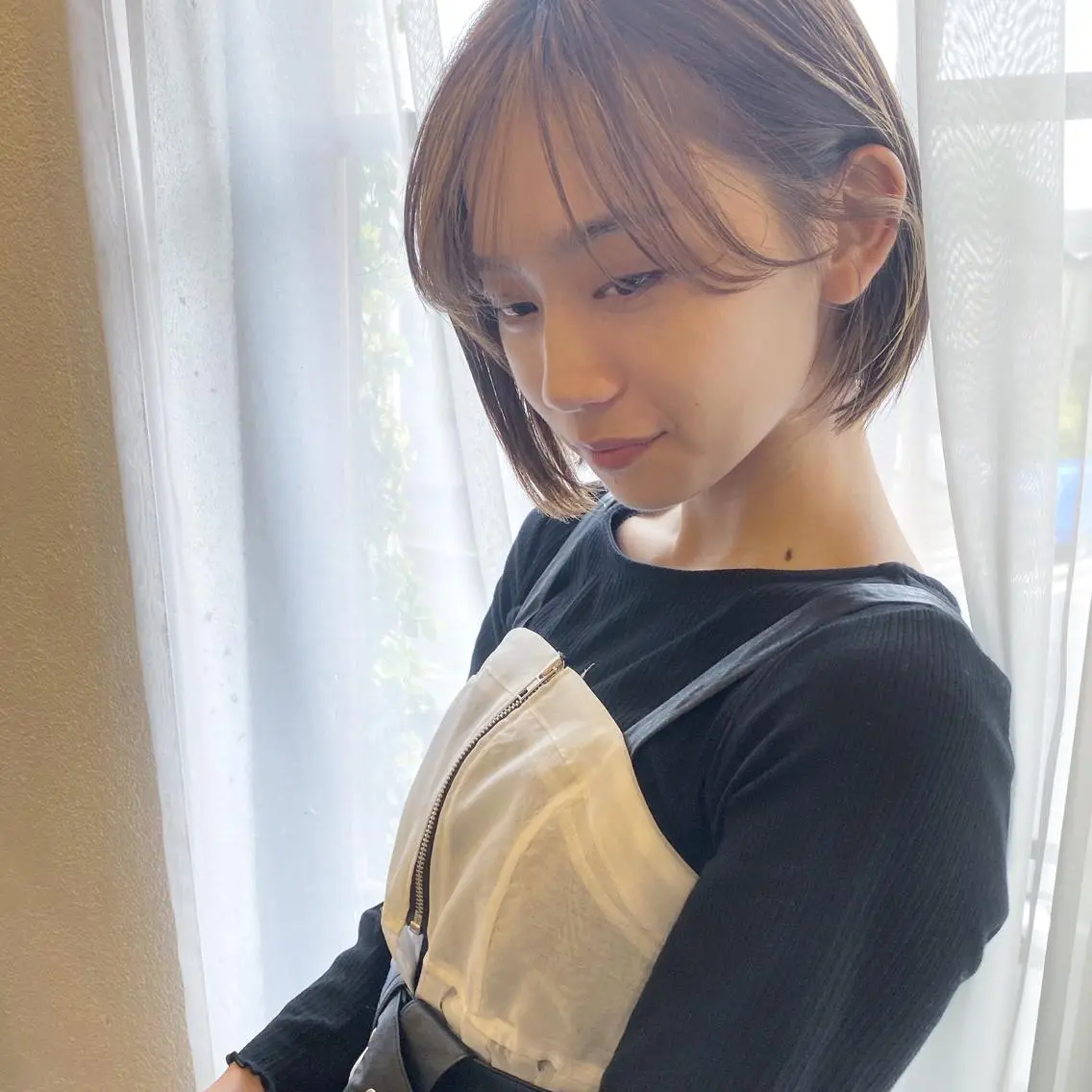 ショート ヘアカラー トリートメント 石畑結華 Lond店長のヘアスタイル
