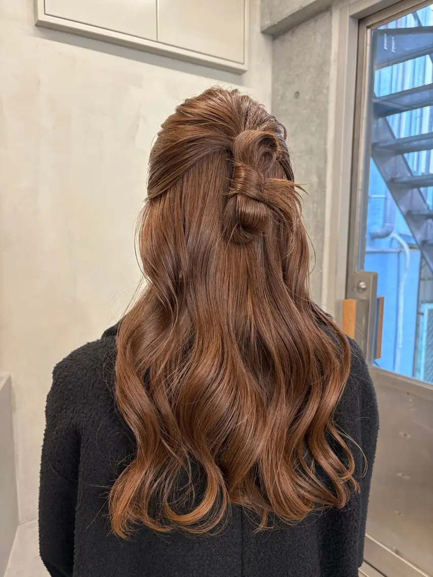 ロング ヘアアレンジ ヘアセット yuuna/ ハッシュカット🎀のヘアスタイル