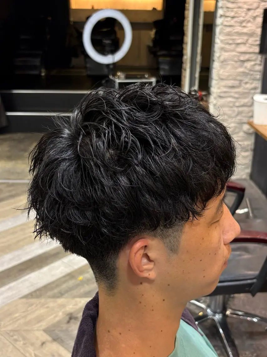 パーマ メンズ カット パーマ 今枝優斗/メンズ パーマ/メンズ特化のヘアスタイル