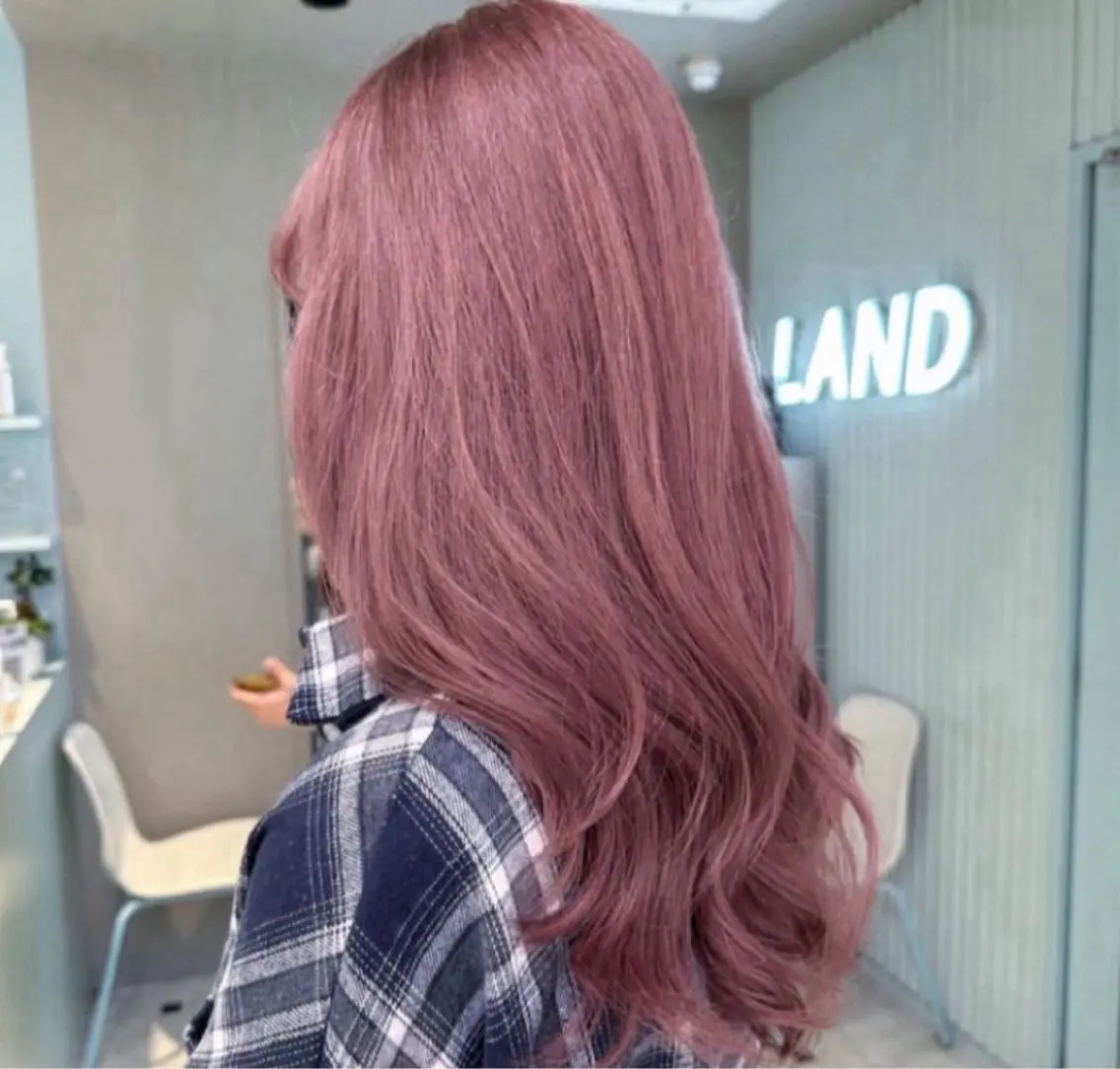 ロング カラー ヘアカラー トリートメント 🎀愛されピンク ラベンダー💜ゆいのヘアスタイル