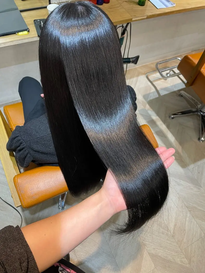 ロング カラー ヘアカラー トリートメント ヘッドスパ 髪質改善/縮毛矯正 アンナ🍊のヘアスタイル